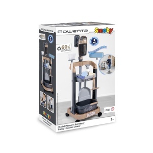 Carucior de curatenie Smoby cu aspirator, 11 accesorii, reciclabil - Img 7