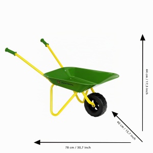 Carucior de gradina John Deere 3983 din metal, 10 kg, roti stabile - Img 2
