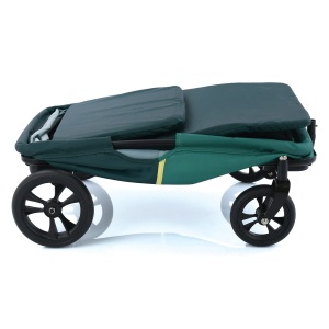 Carucior de mana hauck Eco Light pentru 1 copil de la 2 ani pana la 50 kg cu perna de scaun anvelope Eva Bara de tractiune detasabila cu arc manere an - Img 2