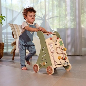 Carucior de mers Tiny Love, 2-in-1, 12 activitati interactive, design natural, 18 luni - Img 7