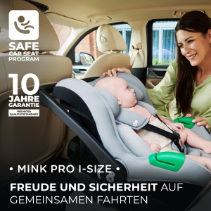 Carucior Kinderkraft NEW 3 in 1, Set complet pana la 22 kg, Scaun auto pentru copii I-Size 40-75 cm in set, Carucior combinat cu sac pentru picioare, Baldachin impermeabil cu UPF50+, pliabil, pozitie culcat, negru - Img 9