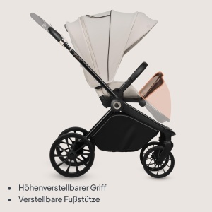 Carucior Lionelo Mika Plus pentru copii 6-48 luni, 22 kg, pliabil - Img 7