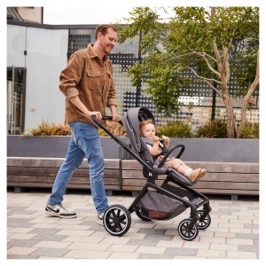 Carucior multifunctional hauck Move N Care, cu adaptor pentru scaun auto, culoare mocha - Img 2