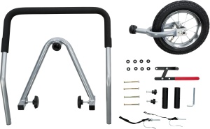 Carucior pentru caini TRIXIE Jogger-Umbausatz 12814, roata frontala cu pivotare 360