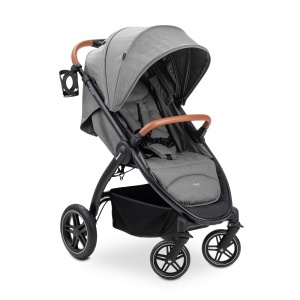 Carucior pentru copii Hauck Uptown, Melange Grey - cu pozitie de culcare, pana la 22 kg