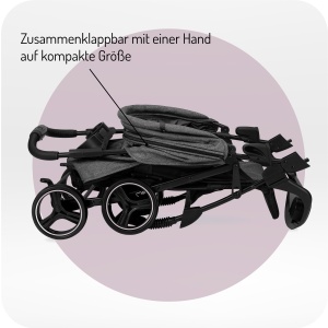 Carucior pentru copii MoMi ISLA, 5 puncte de siguranta, 15 kg, accesorii incluse - Img 5