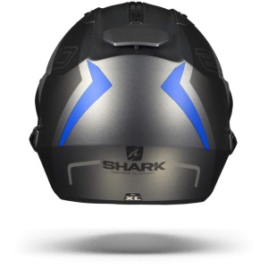 Casca moto SHARK EVO-ONE 2 SLASHER MAT AKB, Policarbonat, AnthraciteAlbastru, XS - Img 3