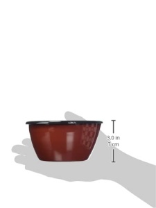 Caserola cu maner Ibili 12 cm din otel emailat, culoare brown - Img 5
