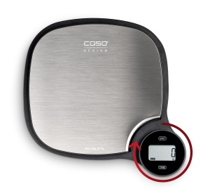 Caso Kitchen EcoMaster - Cantar de bucatarie design Evaluare test Foarte bun Cantar digital de bucatarie utilizare fara baterie prin Kinetic Energy Ca - Img 3