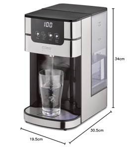 CASO PerfectCup 1000 Pro - Dozator turbo de apa calda, apa calda in cateva secunde, 2600 W, rezervor de apa detasabil de 4 litri, reglabil de la 70-100degC, ideal pentru bucatarii de birou si bufete - Img 10