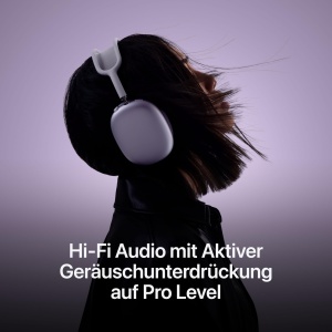 Casti audio Apple AirPods Max, active noise cancelling, 3D audio, USB-C, culoare Mitternacht - Img 4
