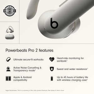 Casti audio Beats Powerbeats Pro 2 cu Bluetooth, Noise Cancelling, 45H autonomie - Img 3