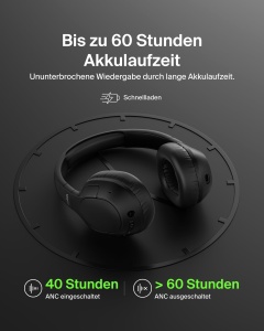 Casti audio Belkin SoundForm Isolate, Noise Cancelling, 60 ore autonomie, negru - Img 6