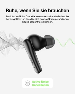Casti audio Belkin SoundForm Rhythm ANC, Bluetooth 5.3, Negru, Rezistente la apa - Img 2