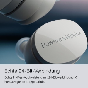 Casti audio Bowers Wilkins Pi6 cu Bluetooth, Noise Cancelling, gri - Img 9