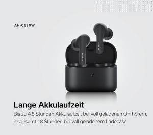 Casti audio Denon AH-C630W, Bluetooth, 18 ore autonomie, alba - Img 4