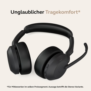 Casti audio Jabra Evolve2 55 - Negru, cu microfoane si ANC - Img 6
