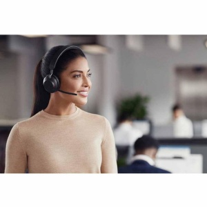 Casti audio Jabra Evolve2 65, mono, Bluetooth 5.0, noise cancelling, negru - Img 2