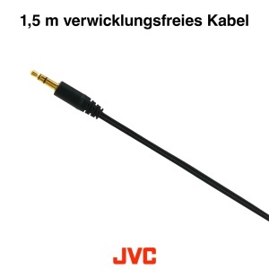 Casti audio JVC HA L 50 W, usoare, cu design pliabil, culoare alba - Img 5