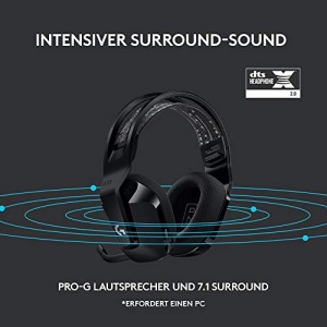 Casti audio Logitech G G733, wireless, LIGHTSYNC RGB, negru - Img 11