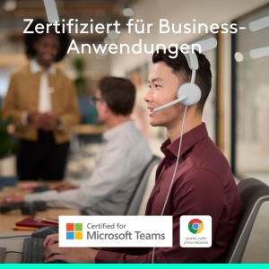 Casti audio Logitech Zone Wireless 2 ES pentru afaceri, Bluetooth, ANC - Img 2