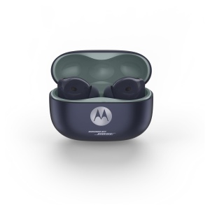 Casti audio Moto Buds 2 Plus - Silhouette, Dynamic ANC, IP54, 40 ore autonomie