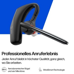 Casti audio Poly Voyager Legend 30 Noise Cancelling, 10 ore autonomie, Negru - Img 3
