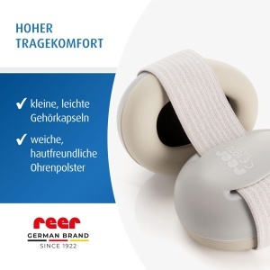 Casti audio Reer SilentGuard pentru copii, protectie fonica, gri - Img 7