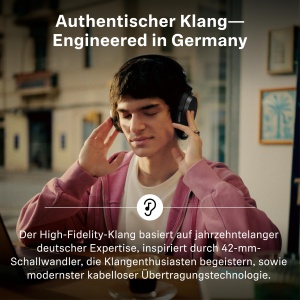 Casti audio Sennheiser Momentum 5 cu anulare activa a zgomotului, 57h autonomie - Img 2
