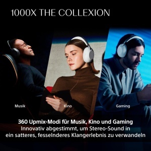 Casti audio Sony 1000X THE COLLEXION, Noise Cancelling, Hi-Res Sound, Negru - Img 4