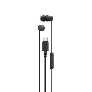 Casti audio Sony IER-EX15C, USB-C, negru, sunet clar si puternic