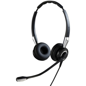 Casti audio stereo Jabra Biz 2400 II QD, Noise Cancelling, HD Voice, Negru