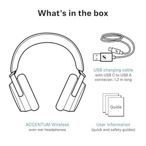 Casti audio wireless Sennheiser ACCENTUM, ANC hibrid, 50 ore autonomie, Taupe - Img 11