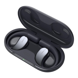 Casti audio Xiaomi OpenWear Stereo, Cosmic Gray, 38.5h autonomie, Hi-Res Audio