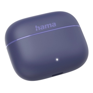 Casti Bluetooth Hama "Freedom Light II" (casti intraauriculare True Wireless cu microfon, casti cu statie de incarcare, durata de functionare 20 h, casti wireless cu recunoastere vocala si control tactil) albastru - Img 7