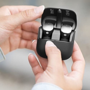 Casti Bluetooth Hama Spirit Pure (casti intraauriculare cu microfon, casti True Wireless cu carcasa de incarcare, IPX5 rezistente la stropire, baterie 25h, casti wireless cu control vocal) negru - Img 19