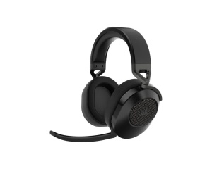 Casti de gaming multiplatforma CORSAIR HS65 WIRELESS cu Bluetooth - Sunet surround Dolby 7.1 - Microfon omnidirectional - Compatibil iCUE - PC, Mac, PS5, PS4, Nintendo Switch, Mobile - Carbon
