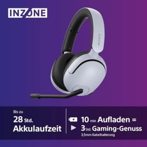 Casti gaming Sony INZONE H5, wireless, 28 ore autonomie, alb - Img 5