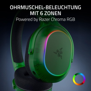 Casti Gaming Wireless Razer Barracuda X Phantom Green Bluetooth RGB - Img 4