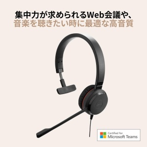 Casti Jabra Evolve 20 SE Mono USB-CA Negru cu Anularea Zgomotului - Img 2