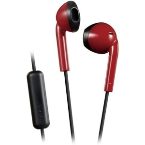 Casti JVC HA-F19M-RB-E Retro Design Microfon Rosu-Negru