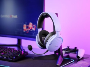 Casti pentru jocuri Trust Gaming GXT 491P Fayzo Bluetooth + 2.4GHz, sunet surround 7.1, durata de viata a bateriei 22H, 35% casti over-ear RGB din plastic reciclat PC wireless Bluetooth PS5 PS4 Switch, violet - Img 12