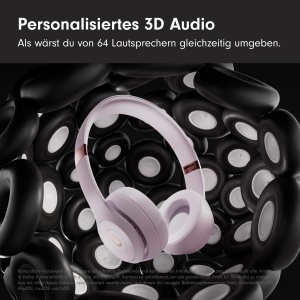 Casti wireless Beats Solo 4 Bluetooth 50 ore autonomie Cloud Pink - Img 2