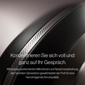 Casti wireless Bowers Wilkins Px8 S2 Noise-Cancelling Bluetooth Onyx Negru - Img 4