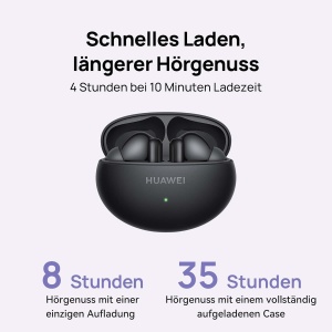 Casti wireless HUAWEI FreeBuds 6i ANC 30 Bluetooth 53 Alb - Img 5