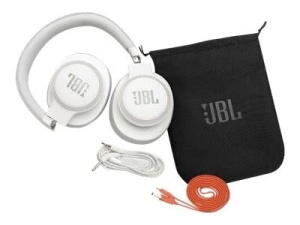 Casti wireless JBL Live 650BT banda de sustinere sunet binaural alb - Img 9