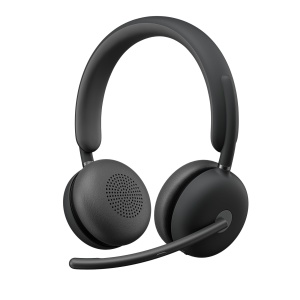 Casti wireless Logitech Zone 2 cu ANC hibrid certificare Microsoft Teams grafit