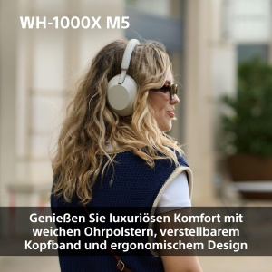 Casti wireless Sony WH-1000XM5 Midnight Blue Noise Cancelling Bluetooth 30 ore autonomie - Img 6