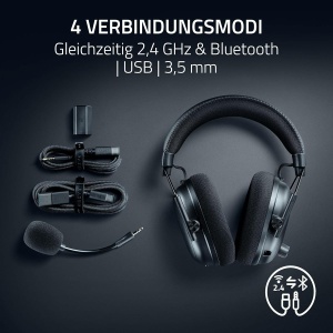 Castile audio Razer BlackShark V3 Pro - Wireless, 50mm, cu microfon detasabil - Img 7