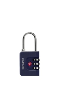 Catarama de siguranta Samsonite TA Revolution, cod 3 cifre, albastru - Img 2